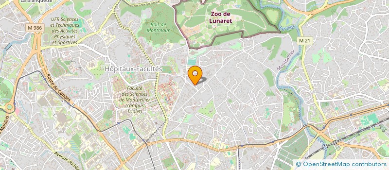 localisation de l'entreprise BUREAU GDA à MONTPELLIER