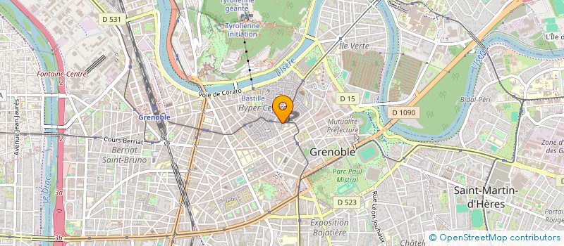 localisation de l'entreprise BUREAU GUIDES ACCOMPAGNATEURS GRENOBLE à GRENOBLE