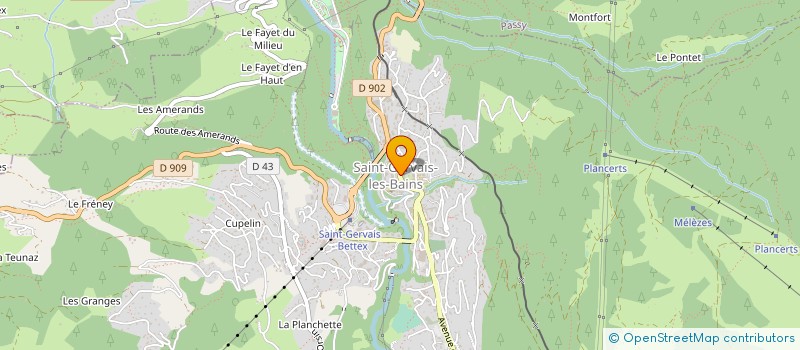 localisation de l'entreprise BUREAU GUIDES SAINT GERVAIS MONT BLANC à SAINT-GERVAIS-LES-BAINS