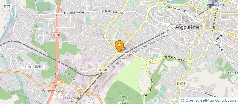 localisation de l'entreprise BUREAU HABITAT à ANGOULEME