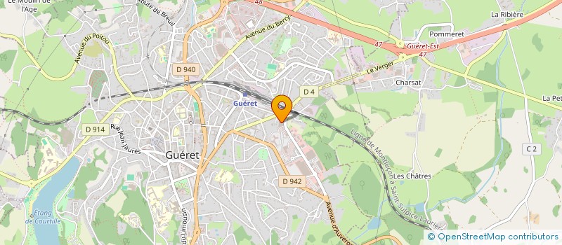 localisation de l'entreprise BUREAU HABTALAN 01 à GUERET