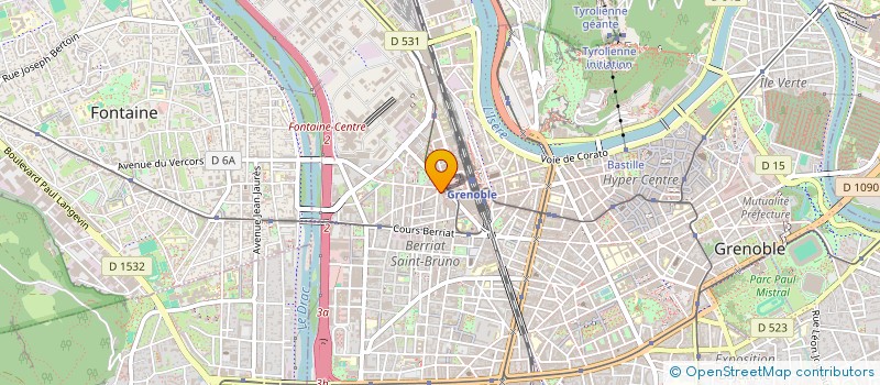 localisation de l'entreprise BUREAU HUISSIERS JUSTICE GRENOBLE à GRENOBLE