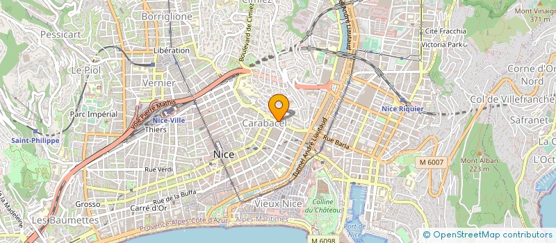localisation de l'entreprise BUREAU INDUS ALPES MARI à NICE