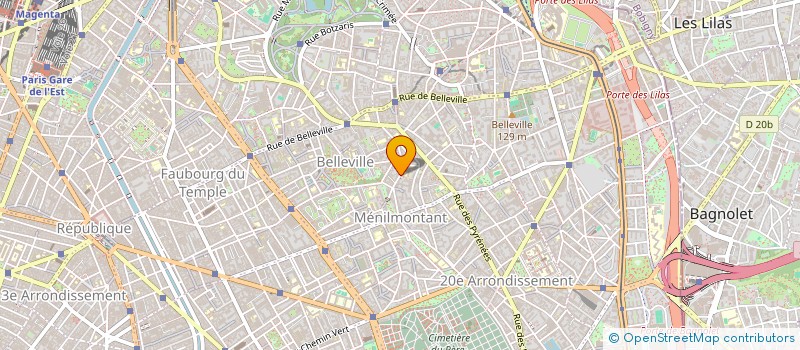 localisation de l'entreprise BUREAU INFO COMMUNAUTE COMMUNES DISTRICT  PARIS