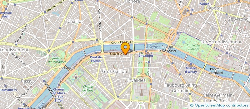 localisation de l'entreprise BUREAU INFOR AMBASSADE QUATAR à PARIS