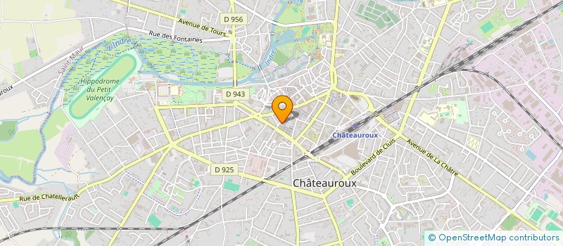 localisation de l'entreprise BUREAU INFORMATION JEUNESSE à CHATEAUROUX