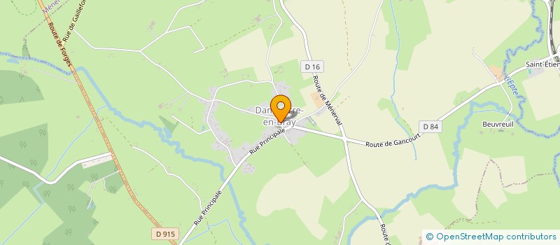 localisation de l'entreprise BUREAU INFORMATIONS TOURISTIQUES  LA FEUILLIE