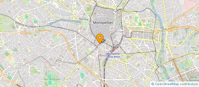 localisation de l'entreprise BUREAU INFORMATIQUE SYSTEMES à MONTPELLIER