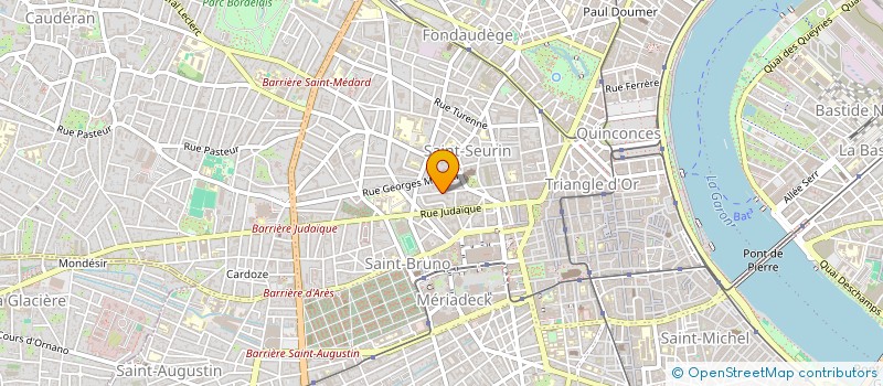 localisation de l'entreprise BUREAU INGENIERIE FONCIERE - BIF  BORDEAUX