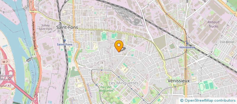 localisation de l'entreprise BUREAU INGINEERING AGENCEMENT LYONNAIS à VENISSIEUX