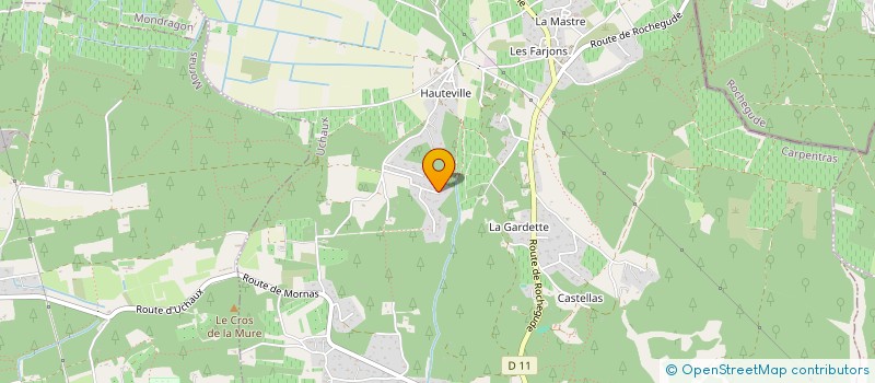 localisation de l'entreprise BUREAU INTERACTION SOL STRUCTURE  UCHAUX