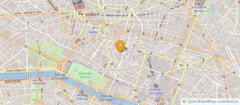 localisation de l'entreprise BUREAU INTERMEDIAIRE PUBLICITAIRE à PARIS