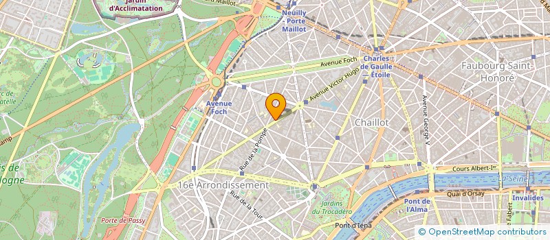 localisation de l'entreprise BUREAU INTERNATIONAL AULIQUE  PARIS