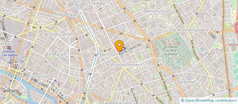 localisation de l'entreprise BUREAU INTERNATIONAL DE PROMOTION  PARIS