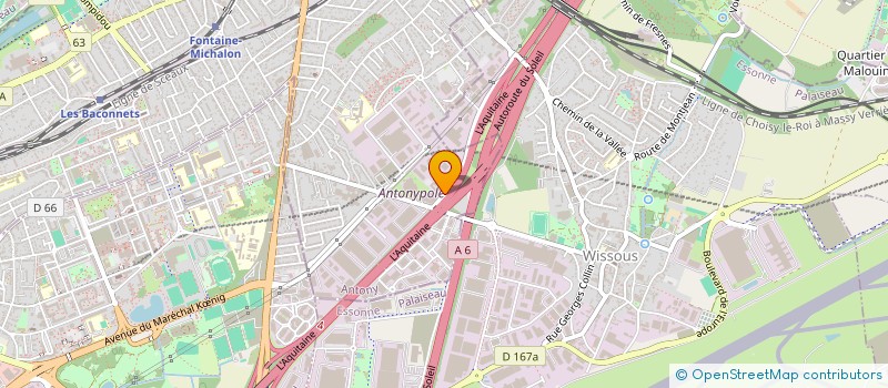 localisation de l'entreprise BUREAU INTERNATIONAL DE PROMOTION ET D' ASSISTANCE LOGISTIQUE à ANTONY