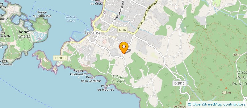 localisation de l'entreprise BUREAU INTERNATIONAL DE REPRESENTATION ET DE DISTRIBUTION à SIX-FOURS-LES-PLAGES