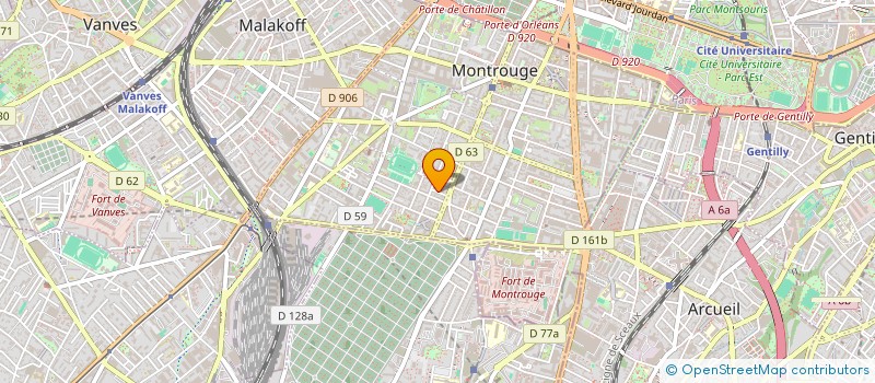 localisation de l'entreprise BUREAU INTERNATIONAL MATERIELS  MONTROUGE