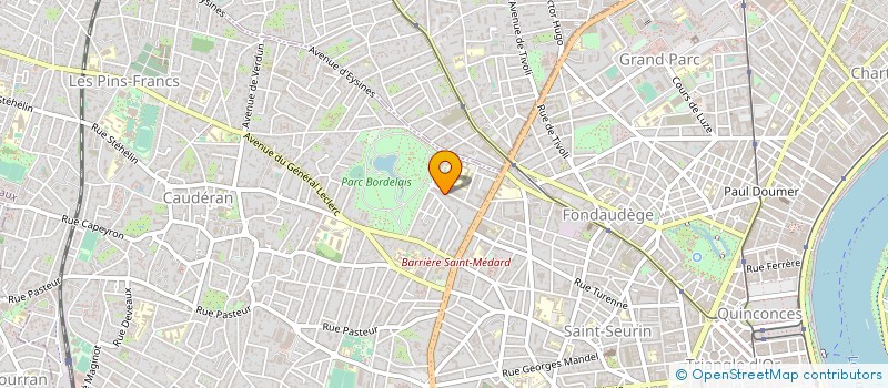 localisation de l'entreprise BUREAU LAURENT QUANCARD à BORDEAUX