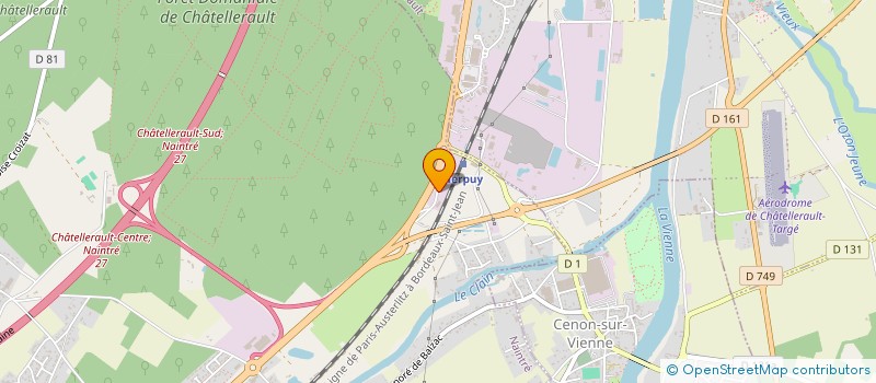 localisation de l'entreprise BUREAU MODERNE TECHNIQUE à NAINTRE