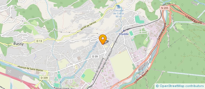 localisation de l'entreprise BUREAU MONTAGNE DE PASSY  PASSY