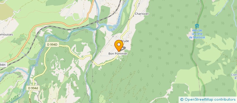 localisation de l'entreprise BUREAU MONTAGNE GUILLESTROIS-ECRINS QUEYRAS  SAINT-CLEMENT-SUR-DURANCE