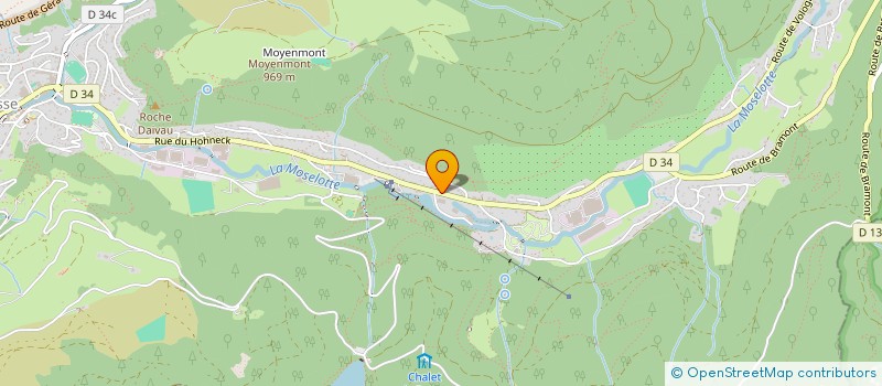 localisation de l'entreprise BUREAU MONTAGNE HAUTES-VOSGES  XONRUPT-LONGEMER