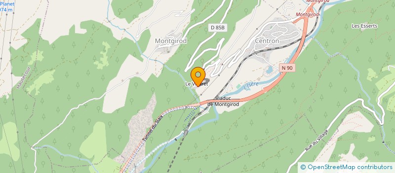 localisation de l'entreprise BUREAU MONTAGNE LA PLAGNE-PLAGNE EVASIONS  AIME-LA-PLAGNE