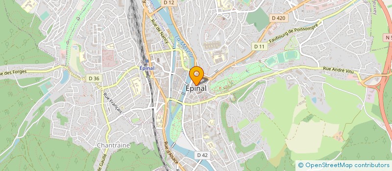 localisation de l'entreprise BUREAU MONTAGNE VOSGES VERTES  CHANTRAINE