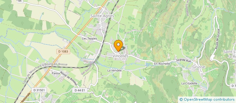 localisation de l'entreprise BUREAU NATURA ENVIRONNEMENT ET URBANISME à VAL-SONNETTE