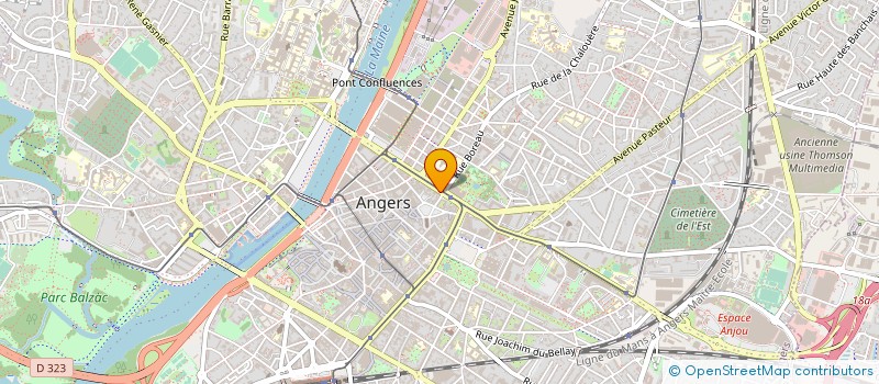 localisation de l'entreprise BUREAU ORGANISATION SERVICES à ANGERS