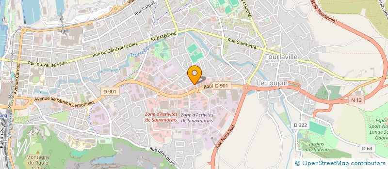 localisation de l'entreprise BUREAU OUEST  CHERBOURG-EN-COTENTIN