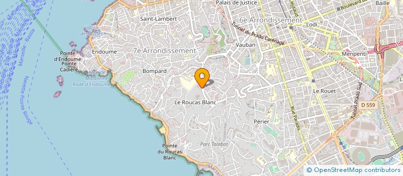 localisation de l'entreprise BUREAU PAGES SA à MARSEILLE