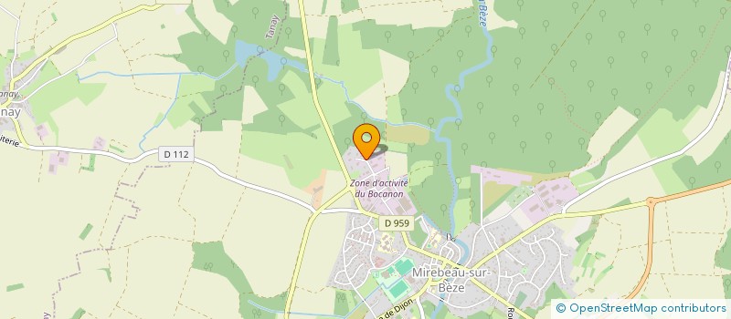 localisation de l'entreprise BUREAU PERFORMANCE HABITAT à MIREBEAU-SUR-BEZE