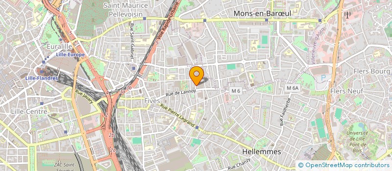 localisation de l'entreprise BUREAU PLUS à LILLE
