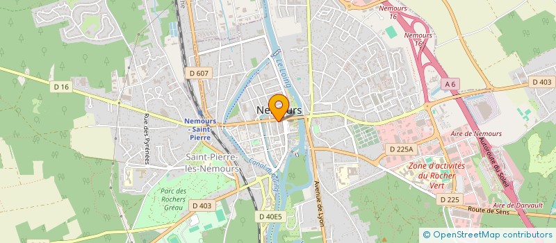 localisation de l'entreprise BUREAU PREVENTION HABITAT à NEMOURS