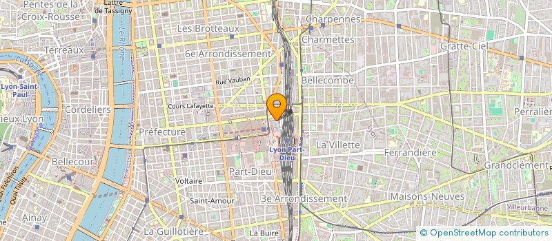 localisation de l'entreprise BUREAU RECHERCHES ENQUETES FILATURES à LYON