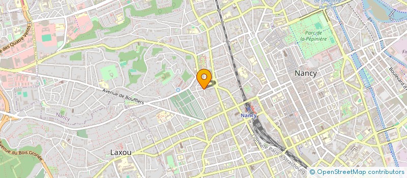 localisation de l'entreprise BUREAU REGIONAL DES ELEVES INGENIEURS DE NANCY  NANCY