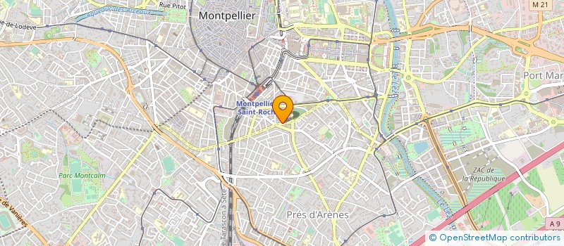 localisation de l'entreprise BUREAU RENOV IMMOB CONSTR à MONTPELLIER