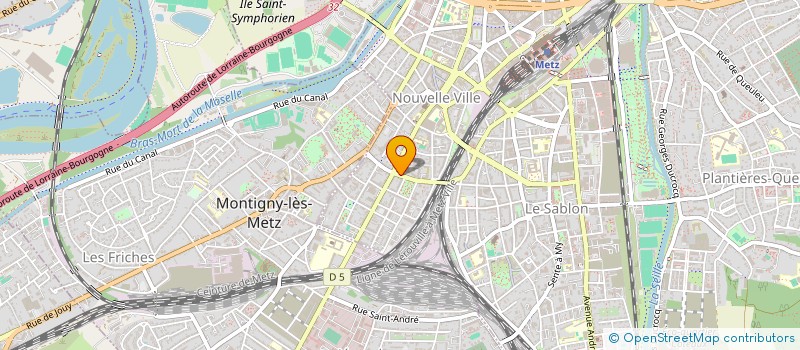 localisation de l'entreprise BUREAU REPROGR ORGANIS MOYENS à METZ