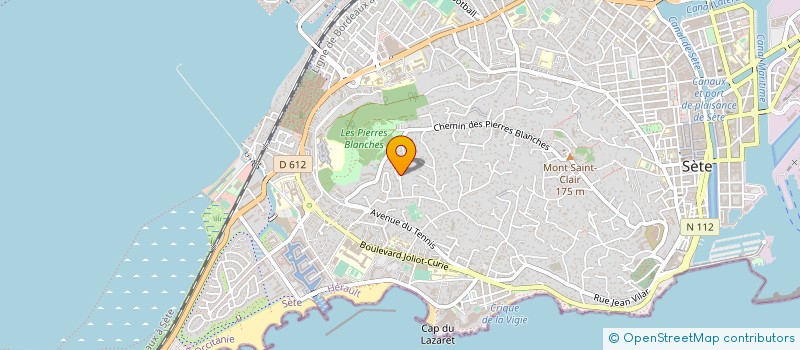 localisation de l'entreprise BUREAU SERVICE à SETE