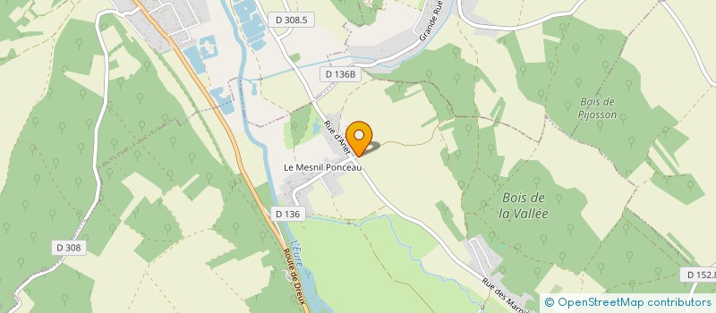 localisation de l'entreprise BUREAU SERVICE à VILLEMEUX-SUR-EURE