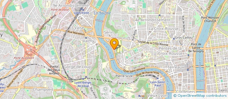 localisation de l'entreprise BUREAU SERVICES à LYON