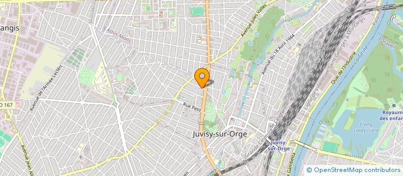 localisation de l'entreprise BUREAU SERVICES IMPRIMERIE ESSONNE à JUVISY-SUR-ORGE