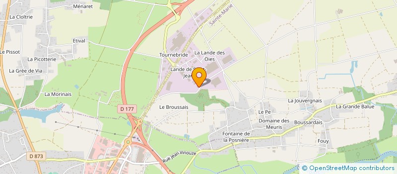 localisation de l'entreprise BUREAU SIGNALISATION FERROVIAIRE ET TIRAGE  SAINTE-MARIE