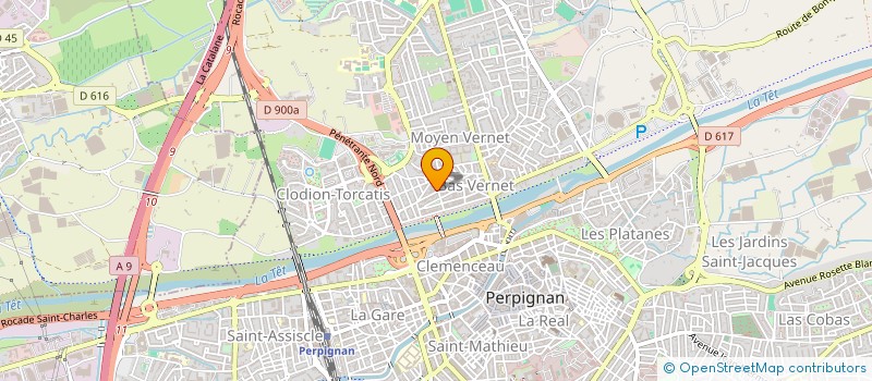 localisation de l'entreprise BUREAU SOCIAL ECONOMIQUE ET CULTUREL DES REGIONS ULTRA PERIPHERIQUES & DES AFROS à PERPIGNAN