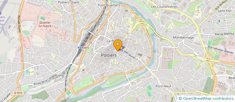 localisation de l'entreprise BUREAU SPORTS ESCEM CAMPUS POITIERS  POITIERS