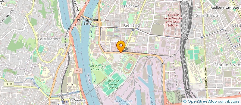 localisation de l'entreprise BUREAU STADE DE GERLAND  LYON