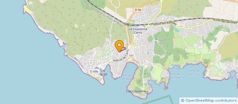 localisation de l'entreprise BUREAU TECHMAR à MARTIGUES