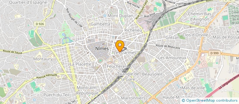 localisation de l'entreprise BUREAU TECHNIC NIMES à NIMES
