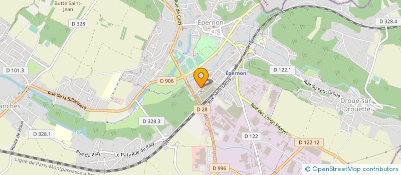 localisation de l'entreprise BUREAU TECHNIQ DE CONCEPT ET INNOVATION à EPERNON